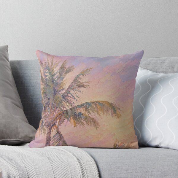 Item preview, Pastel Palm Sunset – Impressionist Tropical Dreamscape designed and sold by Paper&Palette.
