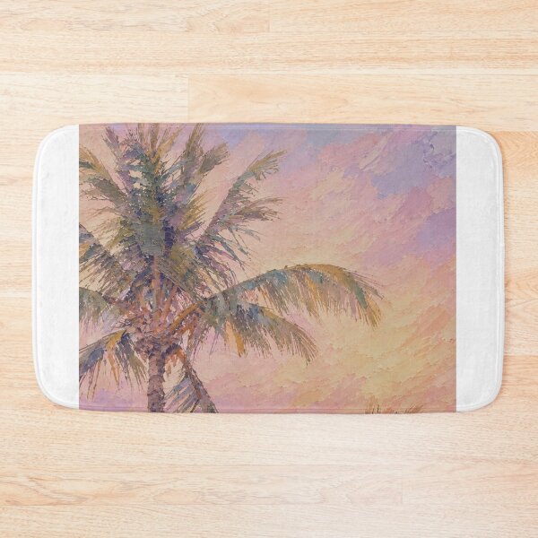 Item preview, Pastel Palm Sunset – Impressionist Tropical Dreamscape designed and sold by Paper&Palette.