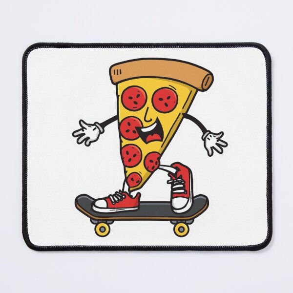 Item preview, Skating Pepperoni Slice designed and sold by Stylestickers55.