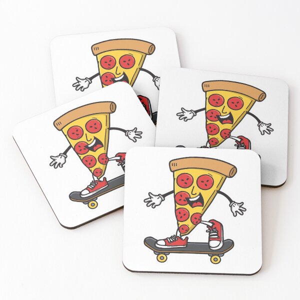 Item preview, Skating Pepperoni Slice designed and sold by Stylestickers55.