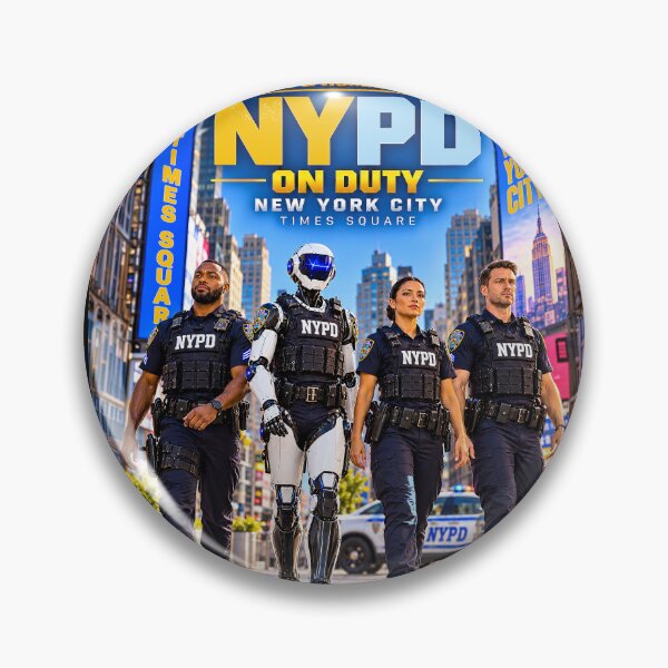 Item preview, NYPD and AI on DUTY - We Love New York  designed and sold by DBM Photo Art 1.