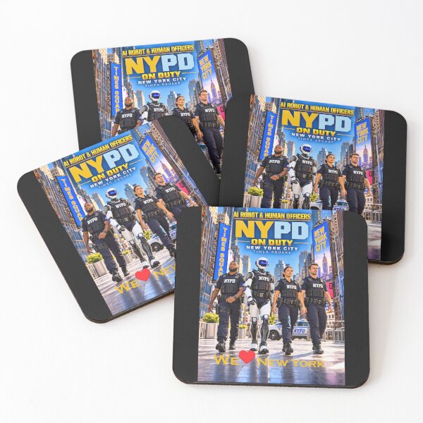 Item preview, NYPD and AI on DUTY - We Love New York  designed and sold by DBM Photo Art 1.