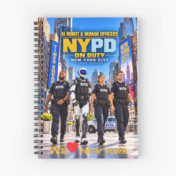 Item preview, NYPD and AI on DUTY - We Love New York  designed and sold by DBM Photo Art 1.