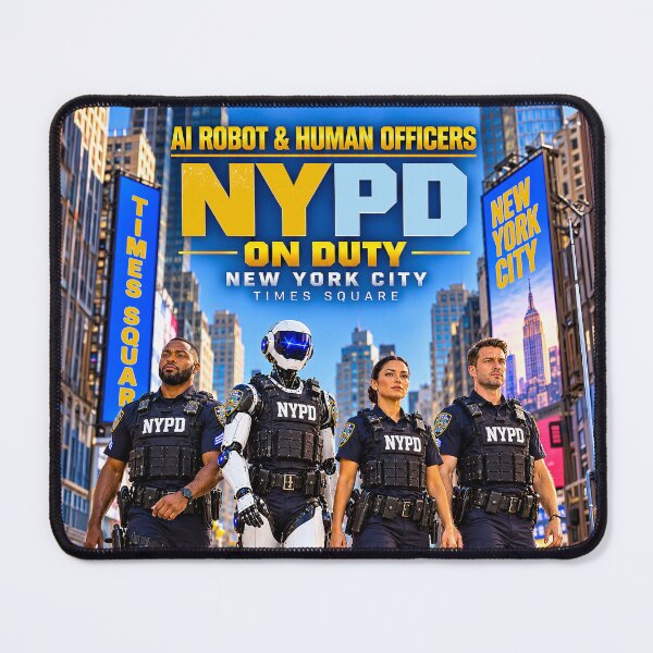 Item preview, NYPD and AI on DUTY - We Love New York designed and sold by DBM Photo Art 1.