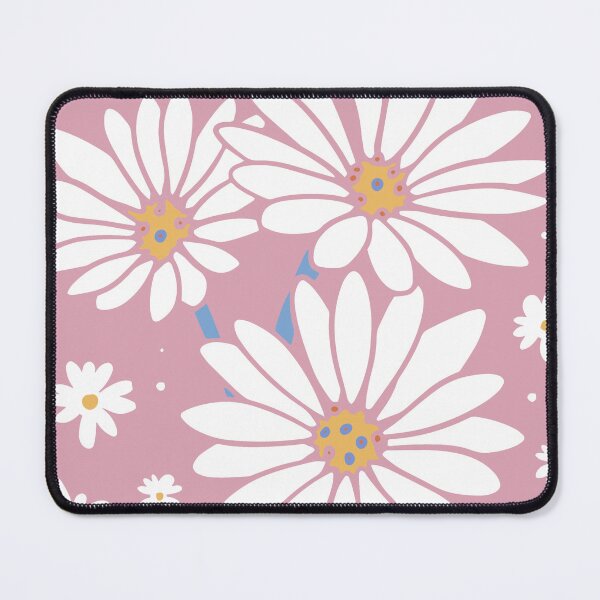 Item preview, White Daisy Floral Pattern Soft Pink Botanical Flower designed and sold by JRRTs.