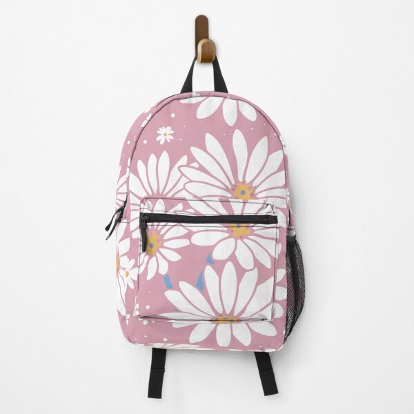Item preview, White Daisy Floral Pattern Soft Pink Botanical Flower designed and sold by JRRTs.