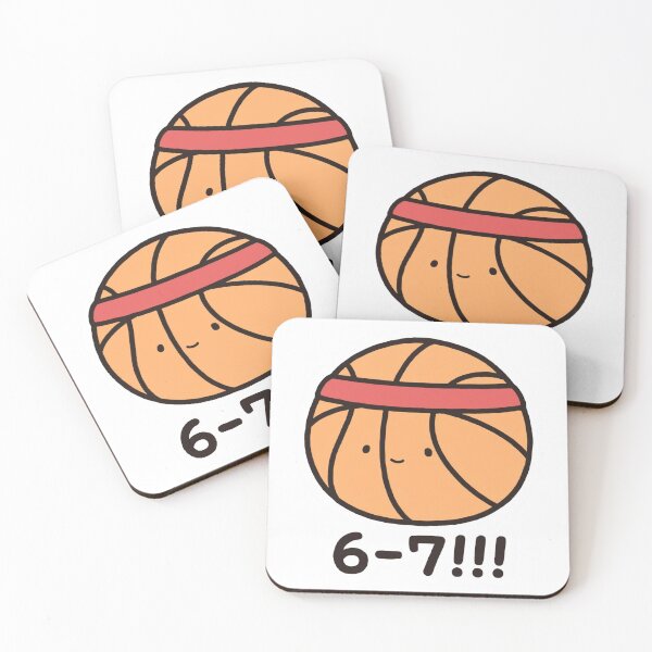 Item preview, Funny Chibi Basketball 67 Meme Viral Slang Sticker designed and sold by xiaoxiaochibi.
