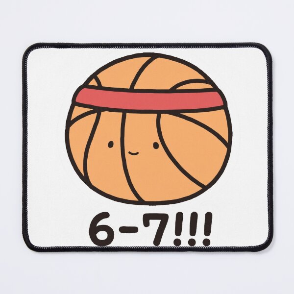 Item preview, Funny Chibi Basketball 67 Meme Viral Slang Sticker designed and sold by xiaoxiaochibi.