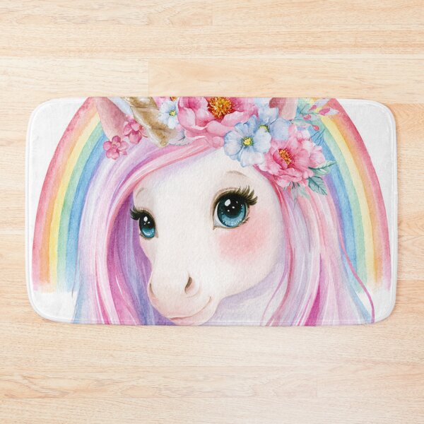Item preview, Cute, adorable colorful unicorn designed and sold by dcrc.