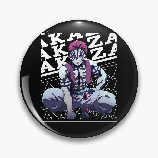 Item preview, Akaza Upper Rank Three Demon Moons Demon Slayer designed and sold by friends420.