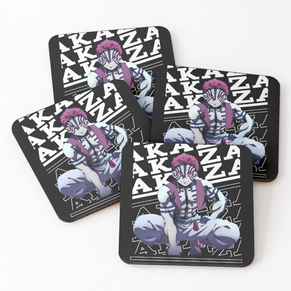 Item preview, Akaza Upper Rank Three Demon Moons Demon Slayer designed and sold by friends420.