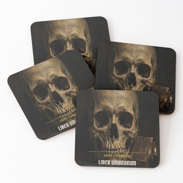 Item preview, "Liber Umbrarum" Gothic Skull T-Shirt | Dark Baroque Voodoo Skull Tee designed and sold by BellaDiosa.