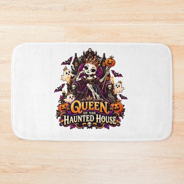 Item preview, Queen of the Haunted House Halloween Graphic, Skeleton Queen PNG, Spooky Haunted House Clipart designed and sold by Pixanova.