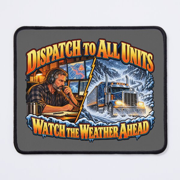 Item preview, Dispatch To All Units: Trucker – Winter Weather designed and sold by NomadForge.