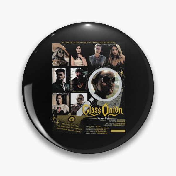 Item preview, Glass Onion a Knives Out Mystery (2022) Movie poster  designed and sold by Janycabresok.