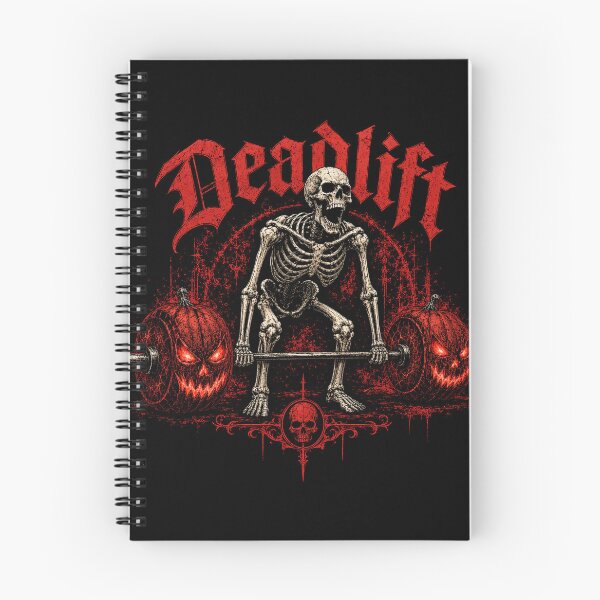 Item preview, Skeleton Deadlift Halloween Gym Motivation & Streetwear Graphic designed and sold by Thompika.