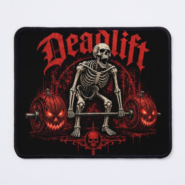 Item preview, Skeleton Deadlift Halloween Gym Motivation & Streetwear Graphic designed and sold by Thompika.