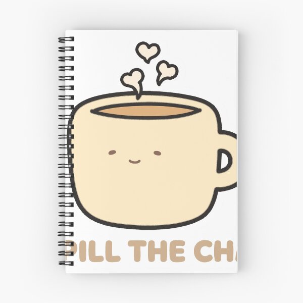 Item preview, Cute Chibi Chai Latte Cup Spill The Chai Tea Pun Sticker designed and sold by xiaoxiaochibi.