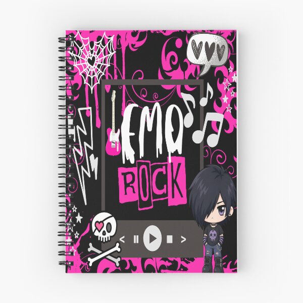 Item preview, Y2K Emo Rock MP3 Player Nostalgia designed and sold by Side By Side Studio.