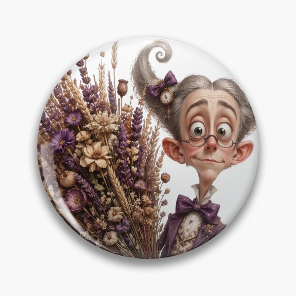 Item preview, Funny Creature Boy with flowers in hands designed and sold by NBazilenco.