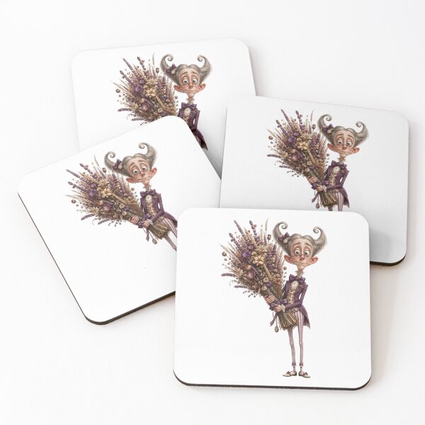 Item preview, Funny Creature Boy with flowers in hands designed and sold by NBazilenco.