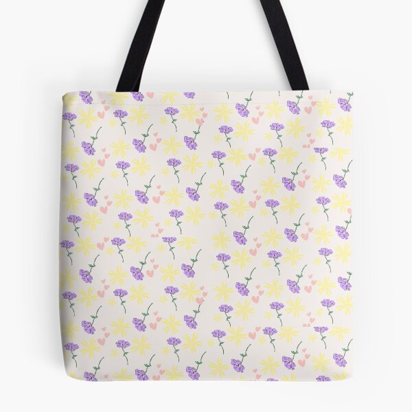 Item preview, Pastel Wildflower Meadow in Soft Yellow, Lavender, and Pink phone cases - T-shirts - pillows - aprons - muge designed and sold by ArtwithRabbit.