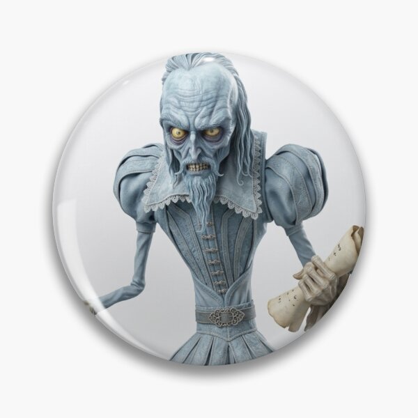 Item preview, Zombie William Shakespeare funny horror illustration designed and sold by Vintage Designs +.