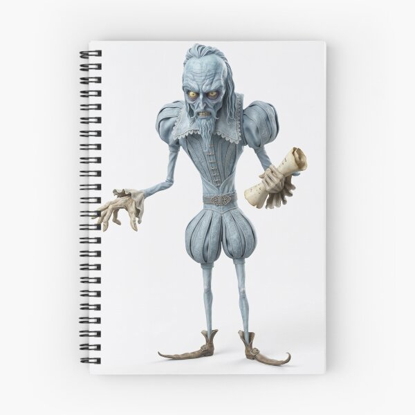 Item preview, Zombie William Shakespeare funny horror illustration designed and sold by Vintage Designs +.