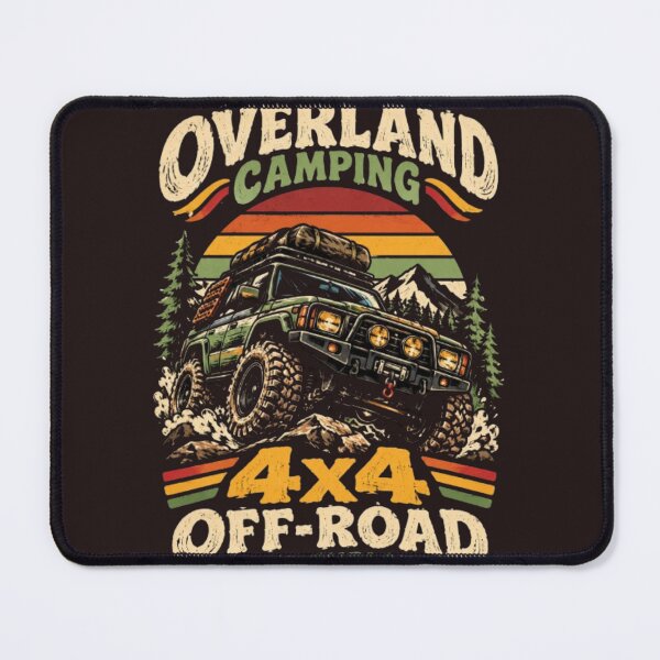 Item preview, Overland 4x4 Offroad T-Shirt Vintage Mountain Adventure designed and sold by A-to-y.