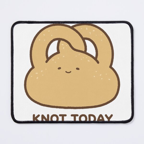 Item preview, Funny Chibi Pretzel Knot Today Sassy Snack Sticker designed and sold by xiaoxiaochibi.
