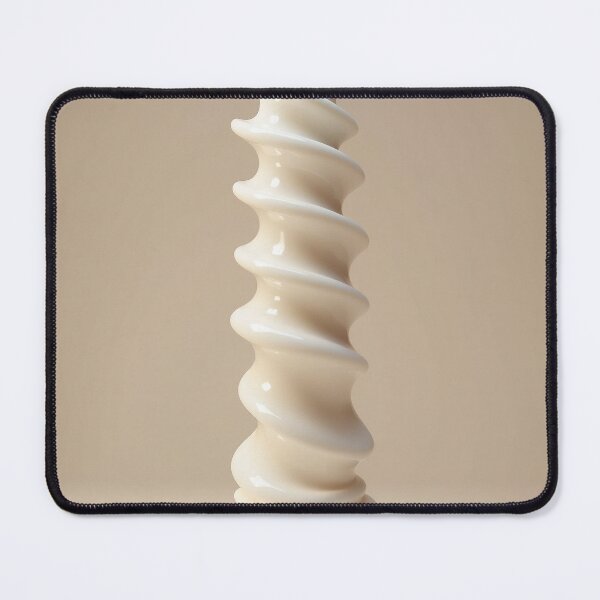 Item preview, Minimalist Helical Screw Column Ceramic Sculpture designed and sold by profustock.