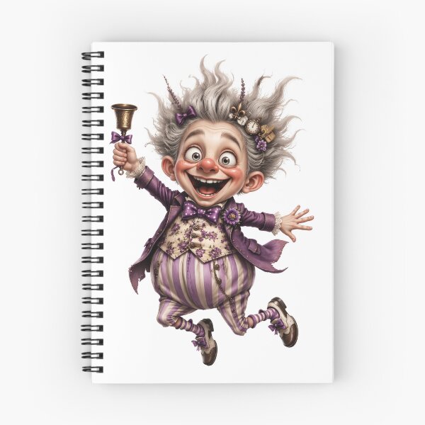 Item preview, Cute fat boy character in a striped suit with bell in the air designed and sold by NBazilenco.