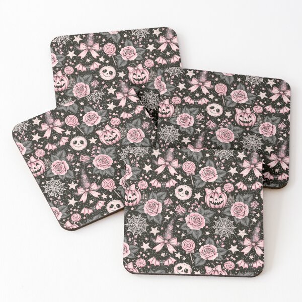 Item preview, Black and Pink Halloween Pattern designed and sold by Derek Gillette.