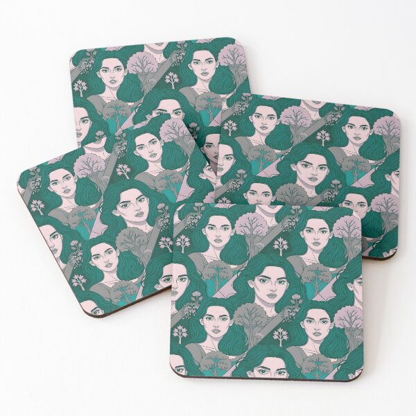 Item preview, Bold women dark botanicals dynamic lines designed and sold by SoNextYear.