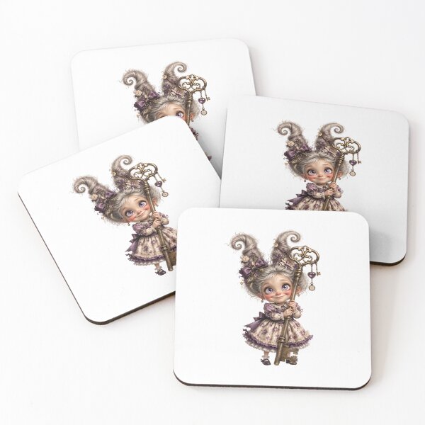 Item preview, Cute fat girl character holding gigantic key designed and sold by NBazilenco.