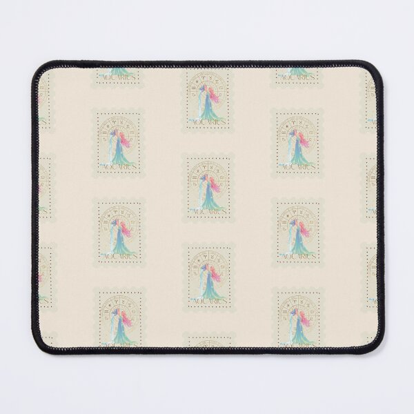 Item preview, Aquarius Zodiac Stamp – Celestial Vintage Astrology Art designed and sold by CozyMuse.
