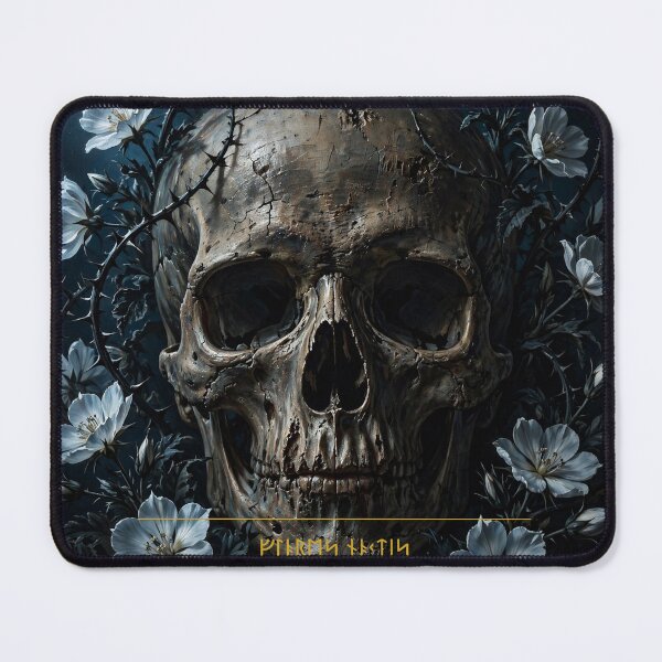 Item preview, "Flores Noctis" Gothic Skull T-Shirt | Dark Baroque Voodoo Skull Tee designed and sold by BellaDiosa.