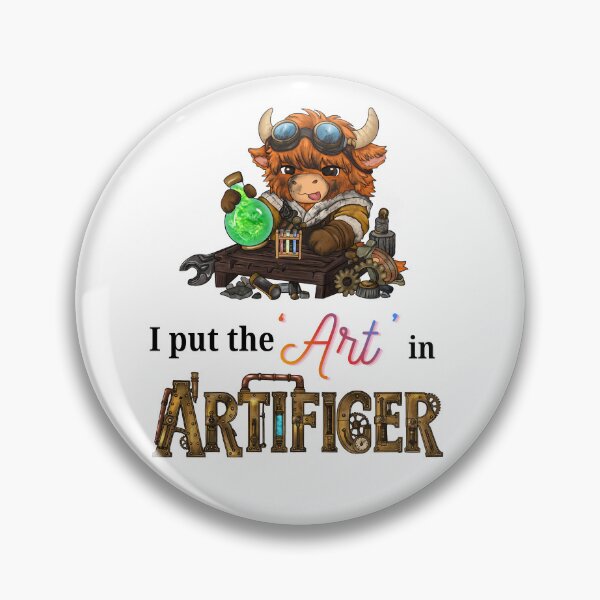 Item preview, Art in Artificer Highland Cow designed and sold by kjmastersart.