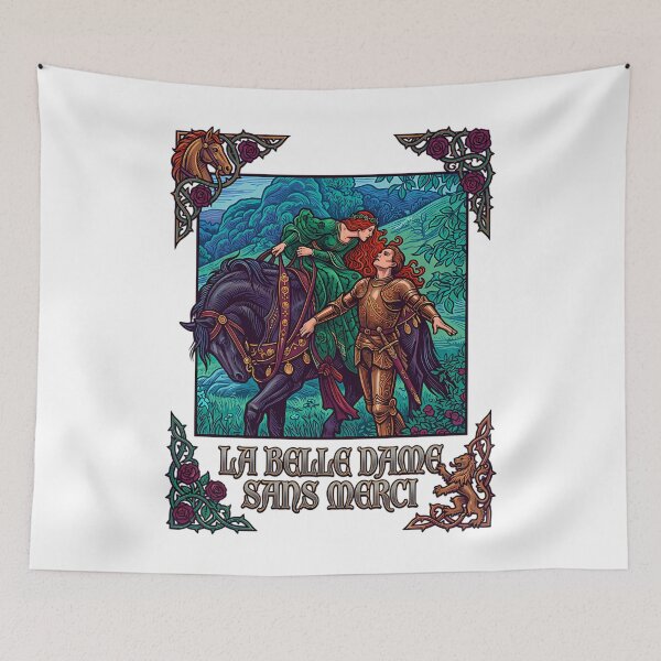 Item preview, Knight And Lady Romantic Fantasy designed and sold by CarmelaSam.