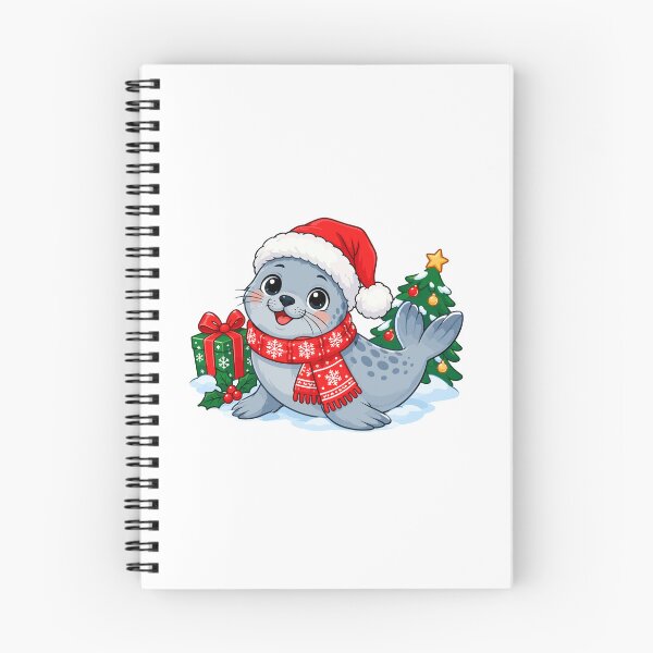 Item preview, Cute Christmas Seal Holiday Winter Animal  designed and sold by mraihan.