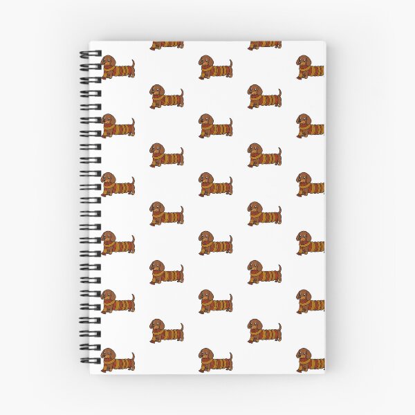 Item preview, Cozy Autumn Dachshund In Long Knitted Scarf Fall Dog Sticker Art designed and sold by wildsilencee.