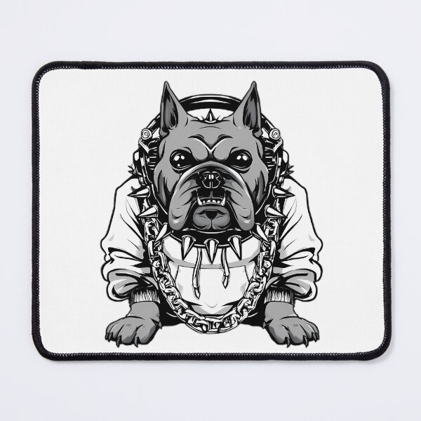 Item preview, Fierce Y2K Punk Bulldog Mascot designed and sold by Retro Whimsy.