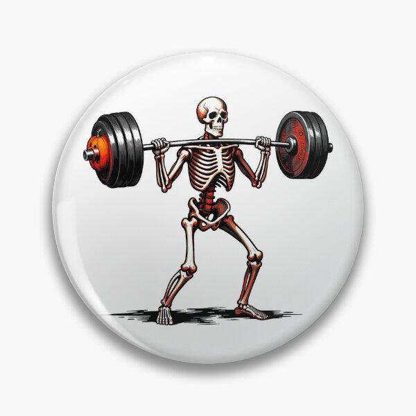 Item preview, Skeleton Deadlift Halloween Gym Motivation & Streetwear Graphic designed and sold by Thompika.