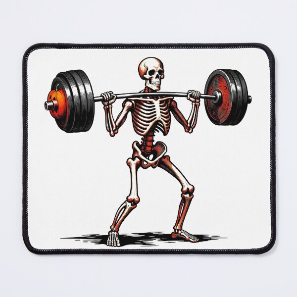 Item preview, Skeleton Deadlift Halloween Gym Motivation & Streetwear Graphic designed and sold by Thompika.