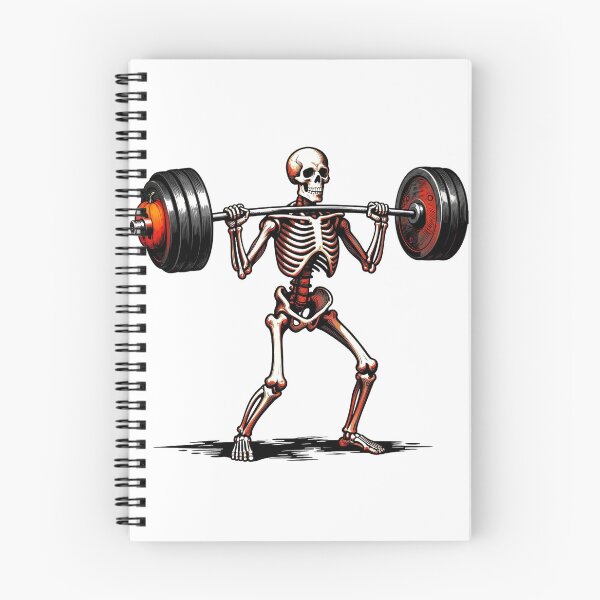Item preview, Skeleton Deadlift Halloween Gym Motivation & Streetwear Graphic designed and sold by Thompika.