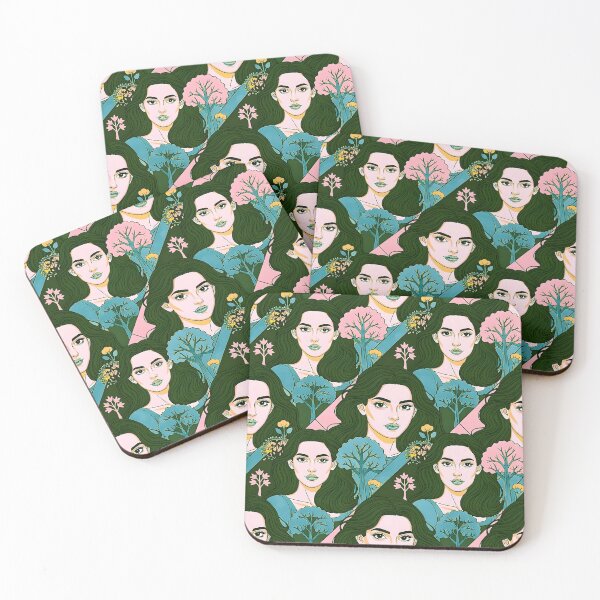 Item preview, Bold women Pastel botanicals dynamic lines designed and sold by SoNextYear.