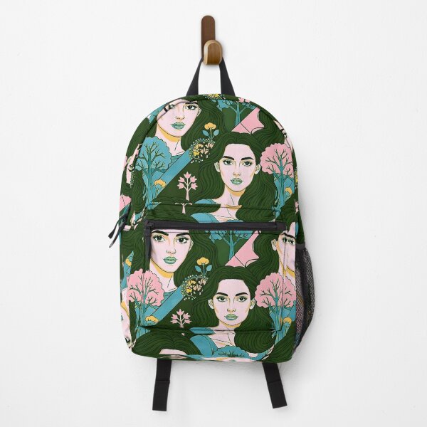 Item preview, Bold women Pastel botanicals dynamic lines designed and sold by Andimoot.