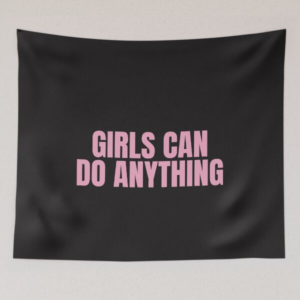 Item preview, Girls Can Do Anything designed and sold by JongoMongo.