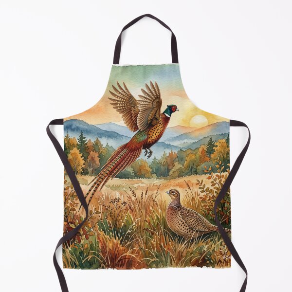 Artikelvorschau, Fasanenpaar im Herbst. Aquarell. entworfen und verkauft von TammyHunterArt.