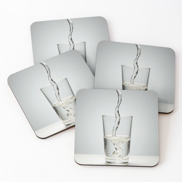 Item preview, Monochrome Water Stream Pouring Glass Art designed and sold by profustock.